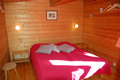 Jardin du chalet et vue alpine